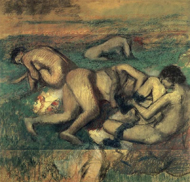 Edgar Degas Baigneuses china oil painting image